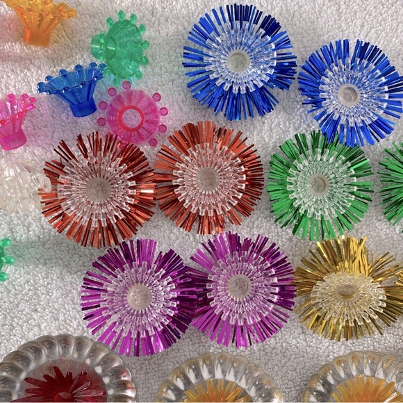 Vintage Holiday Christmas Tree Light Reflectors Lot - Picture 7 of 13